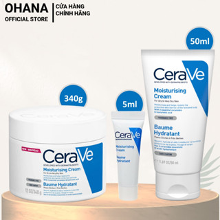 Kem Dưỡng Ẩm CeraVe Dành Cho Da Khô Cerave Moisturizing Cream 5ml/50ml/340g/454g