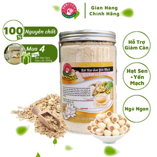 Bột Hạt Sen, Yến Mạch nguyên chất Senfarm - Không đường