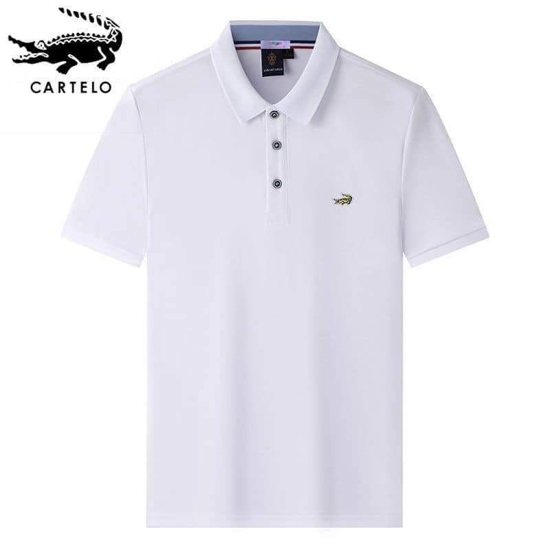 Thanh lý Áo polo màu trắng cho nam hoặc nữ Size M:52-60kg - Chính hãng Cartelo