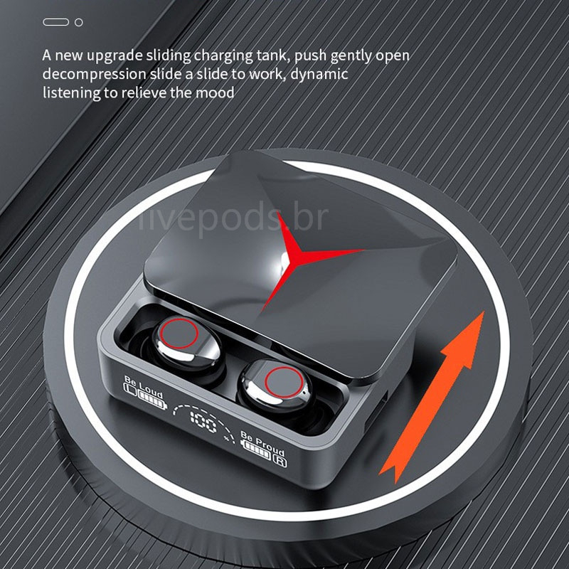 Tai nghe nhét tai VOULAO M90 Pro TWS Bluetooth tích hợp micro âm thanh nổi Hifi màn hình siêu xịn