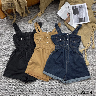 Jumpsuit denim dáng rộng thời trang mùa hè dễ phối đồ cho nữ
