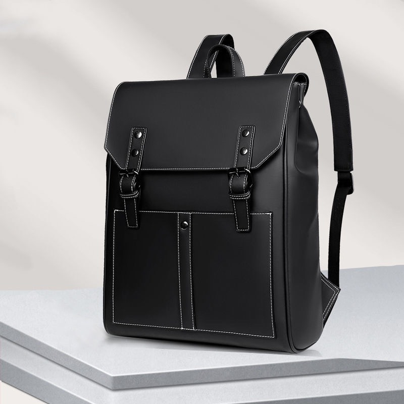 Balo da nam, balo da nữ chất liệu da PU cao cấp chống nước, balo đựng lap top 15.6inch