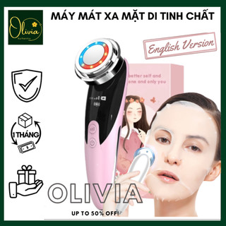 Máy mát xa mặt làm đẹp da - dụng cụ massage da mặt cầm tay ion - kiểu Máy mát xa điện di nâng cơ da mặt mini có thể mát