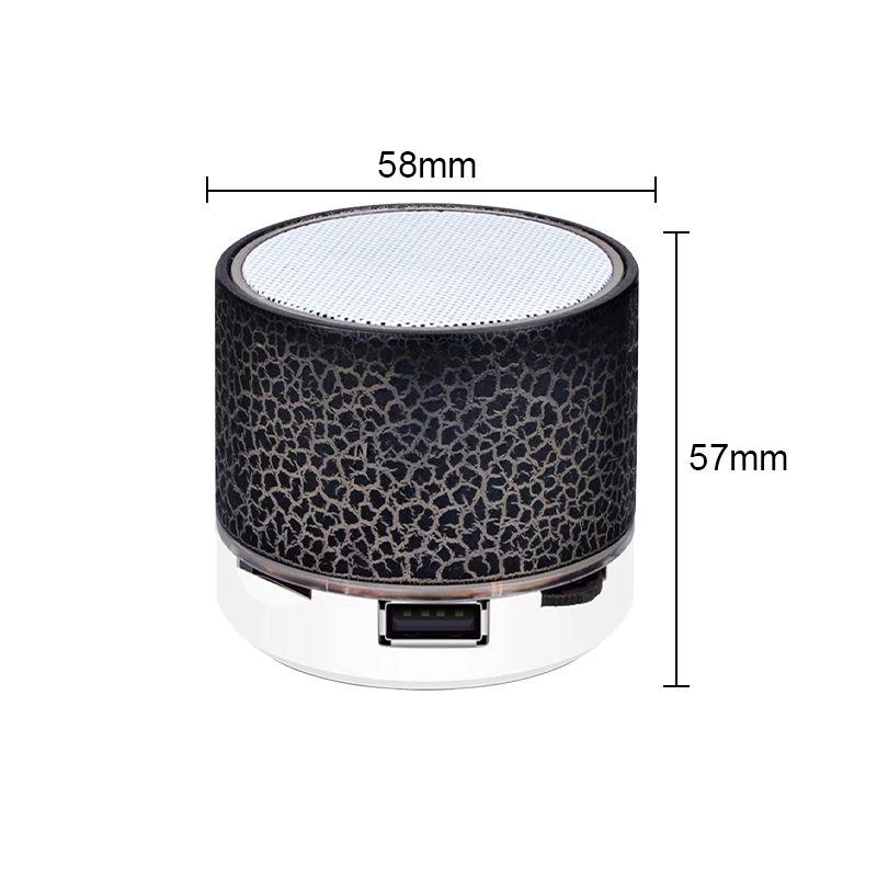 Loa Mini Bluetooth Di Động Không Dây, Loa Bluetooth Mini đa năng Có Đèn Led Nháy Theo Nhạc, Đổi Màu Ngẫu Nhiên