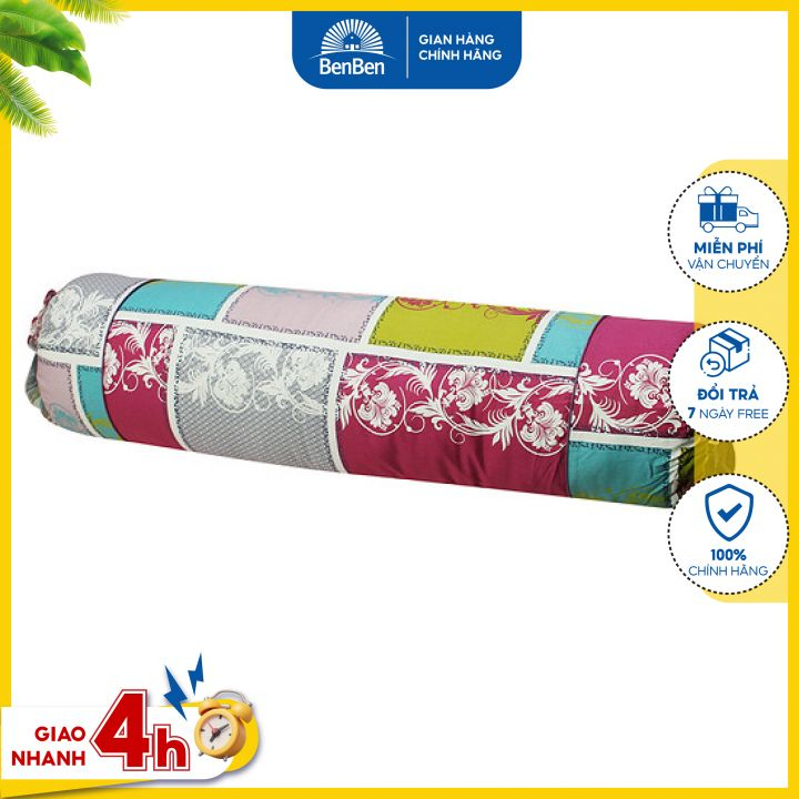 Vỏ gối ôm 35x100cm dây rút 2 đầu, chất vải cotton nhung chống nhăn giặt mau khô - BEN BEN - pillow case