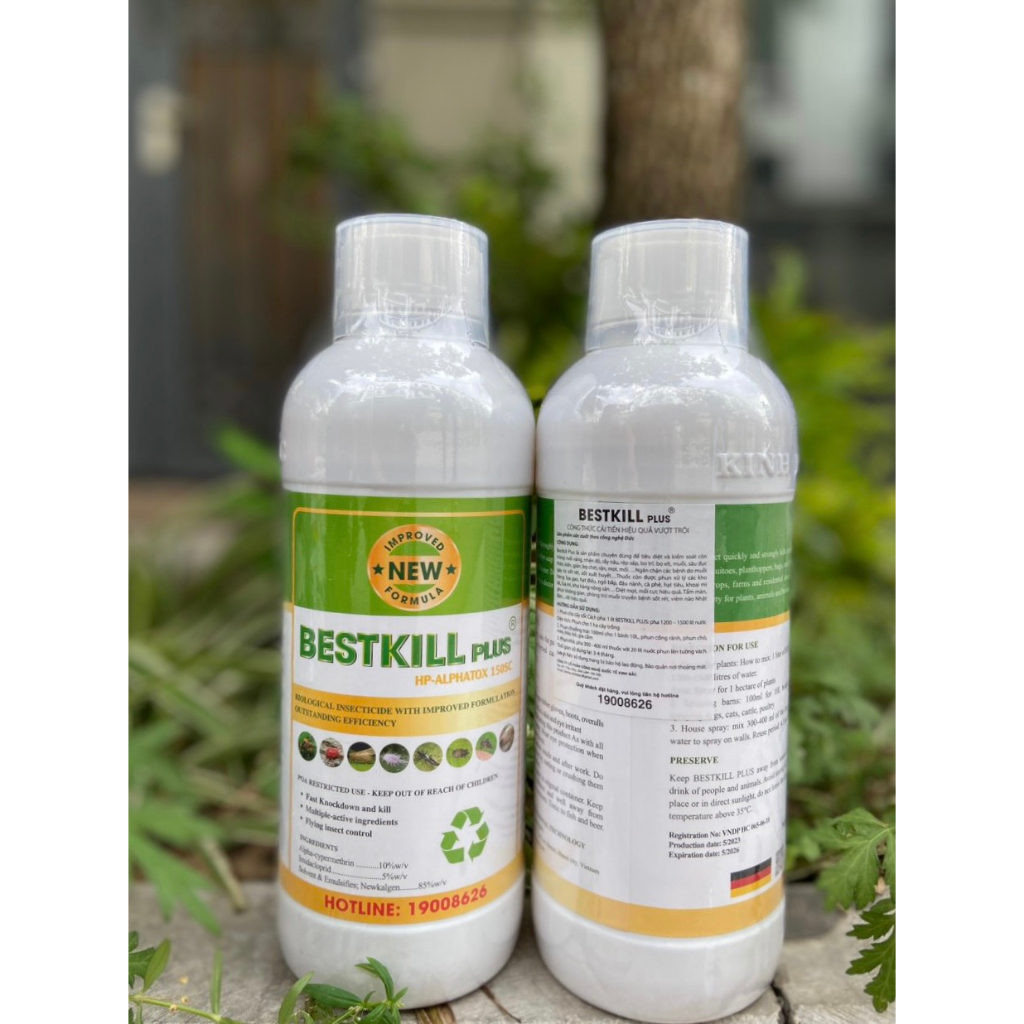 BESTKILL PLUS - Thuốc Đặc trị côn trùng cứng đầu, rệp sáp, nhện đỏ, hút chích, sâu bọ phá hoại