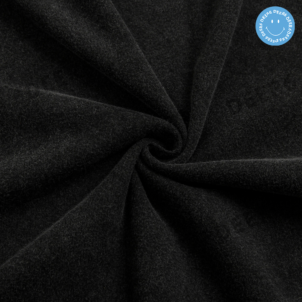 Áo phông thun tay lỡ Midden Stroke 9217 nam nữ màu Đen Wash