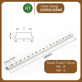 Thanh ray trượt nhôm 20-30-45cm
