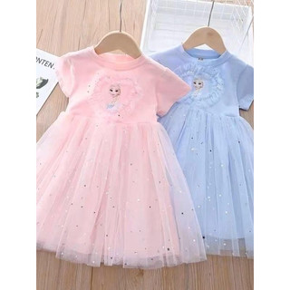 Váy Elsa tim ngực lấp lánh