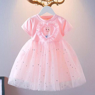 Váy Elsa tim ngực lấp lánh