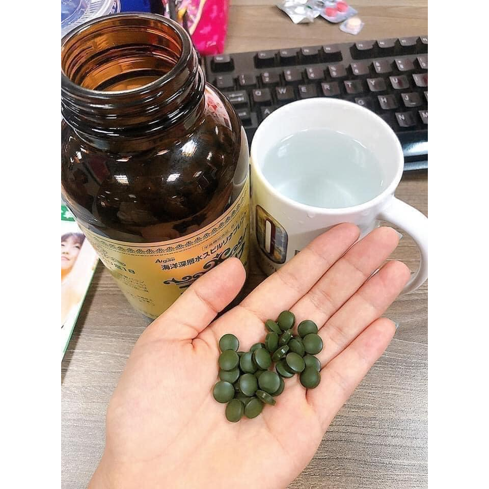 Viên Uống Tảo Xoắn Spirulina Nhật Bản - 2200 Viên