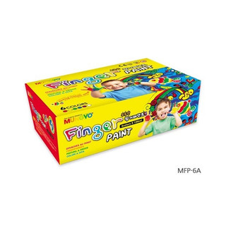 Bộ màu finger paint cho bé, màu vẽ tay, màu vẽ - colormate