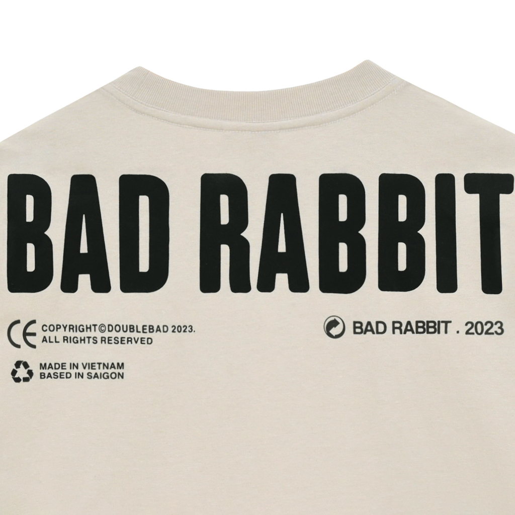 Áo Thun Unisex Bad Rabbit- Sand Rabbit Player Tee - Local Brand Chính Hãng