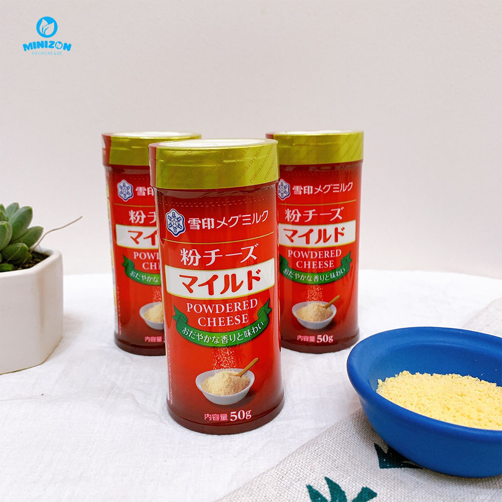 Phô mai Phomai rắc Meg 50g cháo cho bé từ 6M Nhật Bản