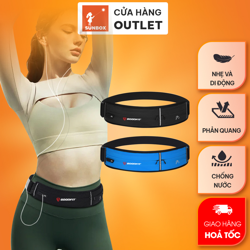Túi đeo chạy bộ chống nước, phản quang, đai chạy bộ đựng điện thoại GoodFit GF119RB