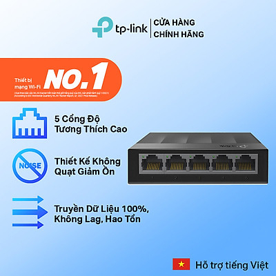 Switch TP-Link LS1005G 5-Port 10/100/1000Mbps Gigabit - CHính Hãng