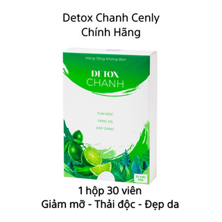Detox chanh 30 viên chính hãng cty cenly giúp thải độc giảm mỡ