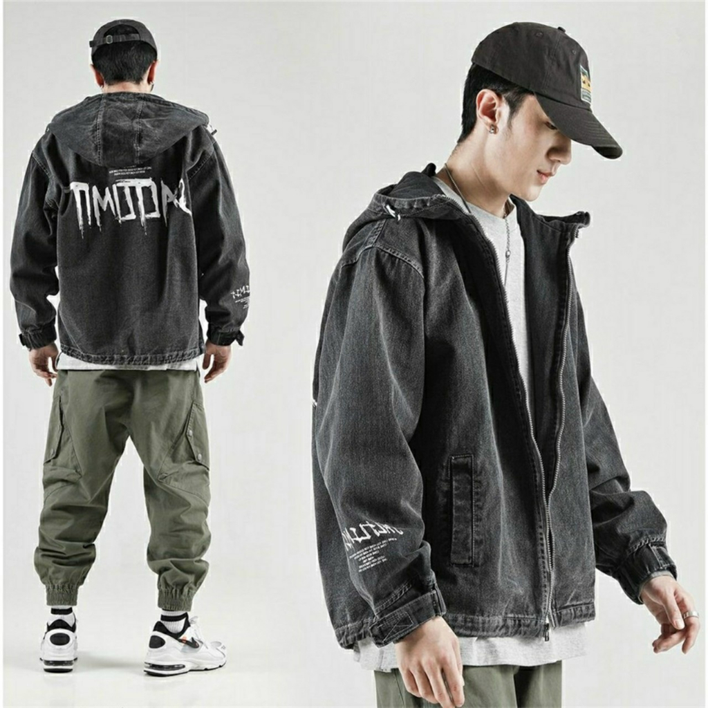 Áo Khoác Jean Nam Nữ TK Unisex | Form Bigsize Thoải Mái | Chất Dày Dặn | Có Nón Rộng | Khoá Kéo