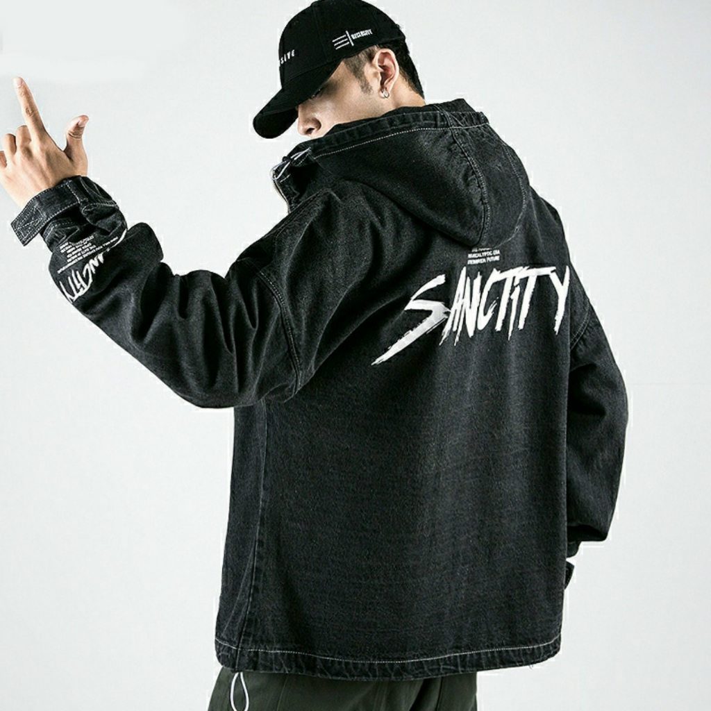 Áo Khoác Jean Nam Nữ TK Unisex | Form Bigsize Thoải Mái | Chất Dày Dặn | Có Nón Rộng | Khoá Kéo