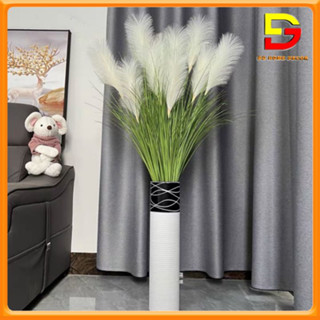 Cây Giả Bó 5 Bông Hoa Cỏ Lau Nhân Tạo Loại To Dài 90cm Trang Trí Nhà Cửa DG-359