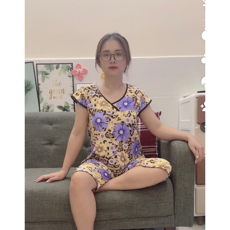 Bộ thun lạnh trung niên phom 60kg