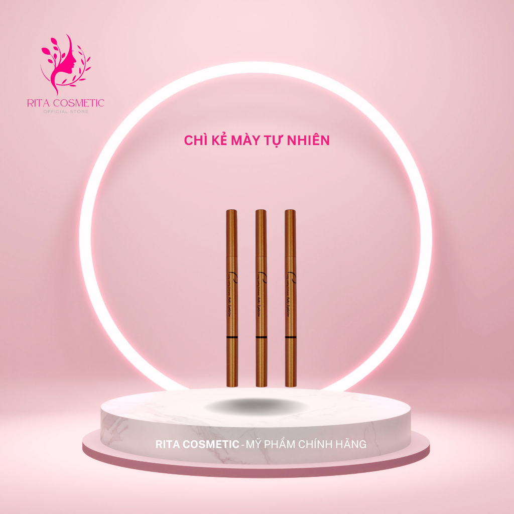 Chì kẻ mày đầu kẻ mảnh, lâu trôi Golden Eyebrown Pencil Paslé 14G