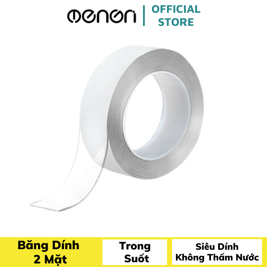 Băng Dính 2 Mặt Siêu Dính Băng Keo Trong Suốt Dán Tường Silicon Không Thấm Nước Dính Mọi Bề Mặt Tái Sử Dụng OENEN