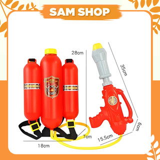 Súng Nước Cứu Hoả Đeo Lưng Cho Bé