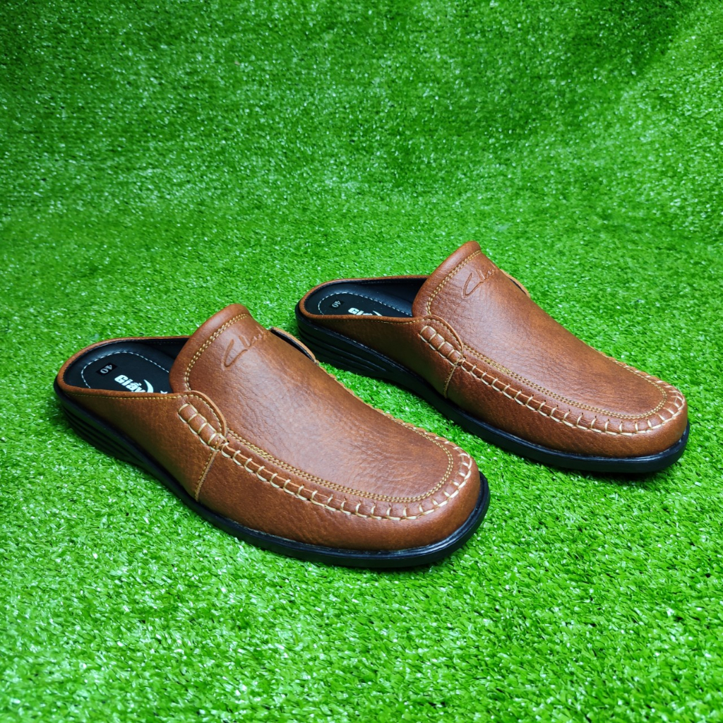 Giày sục nam giày lười nam giày nam không gót trung niên đế khâu chắc chắn sản phẩm chuẩn size có 3 màu đen nâu vàng bò