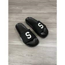 Dép Nam Quai Ngang Slipper họa tiết chữ S siêu bền đi không nóng.hothot2023###