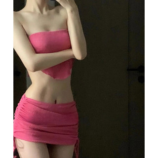 Bikini 2 mảnh quây kèm váy cover