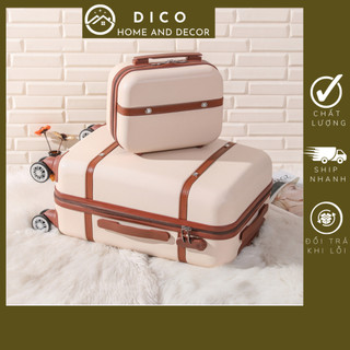 Bộ đôi vali gồm một vali size 20inch và 1 cốp nhỏ tiện lợi, thời trang