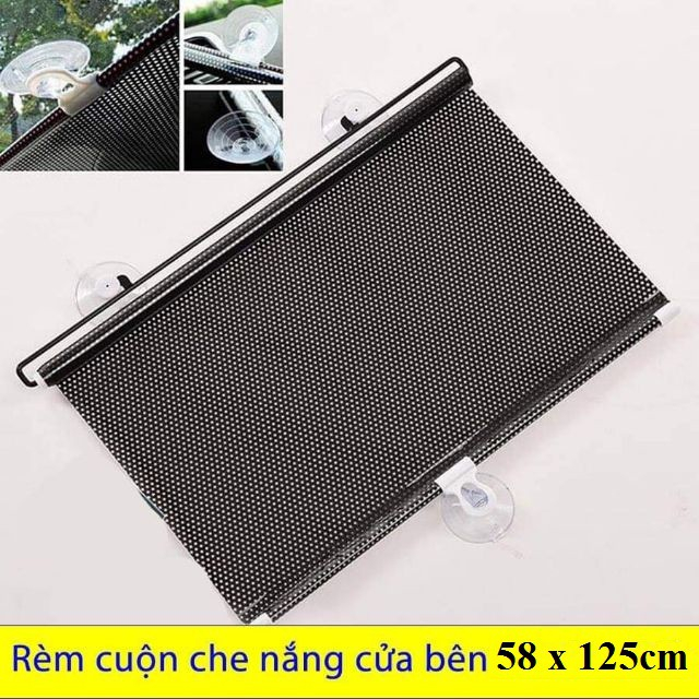 Rèm chắn nắng cửa sổ đa năng, rèm chắn nắng ô tô, cách nhiệt, chống tia UV, chống khói bụi, kèm mút chân