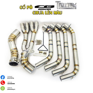 Cổ pô titan CB650R, CBR650R