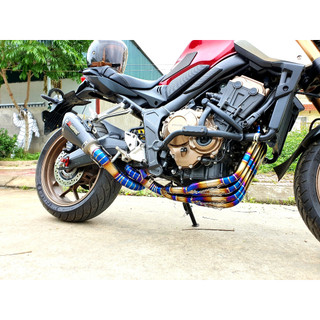 Cổ pô titan CB650R, CBR650R