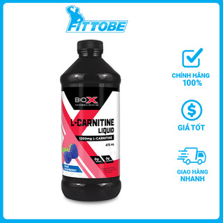 Bổ sung đốt mỡ l-carnitine liquid biox hộp 473ml