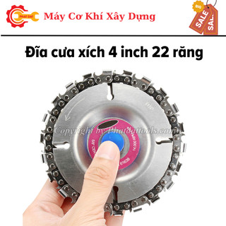 Đĩa cưa xích D100 22 răng cao cấp-Lưỡi cưa xích 4 inch-Đĩa cưa mài gỗ