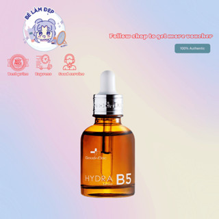 Tinh Chất Cấp Ẩm Phục Hồi Da GOODNDOC Hydra B5 Serum 30ml