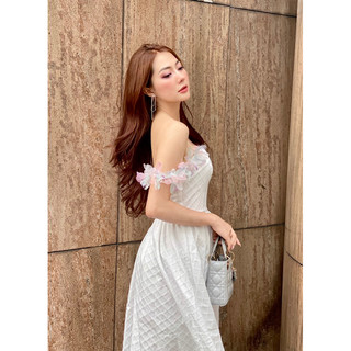 đầm hoa ánh tím