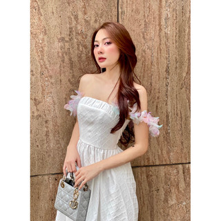 đầm hoa ánh tím
