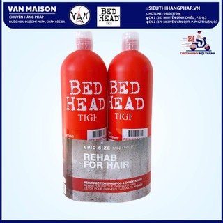 Bộ dầu gội xả tigi đỏ bed head phục hồi tóc & tigi trắng s factor phồng và mượt tóc 750ml*2