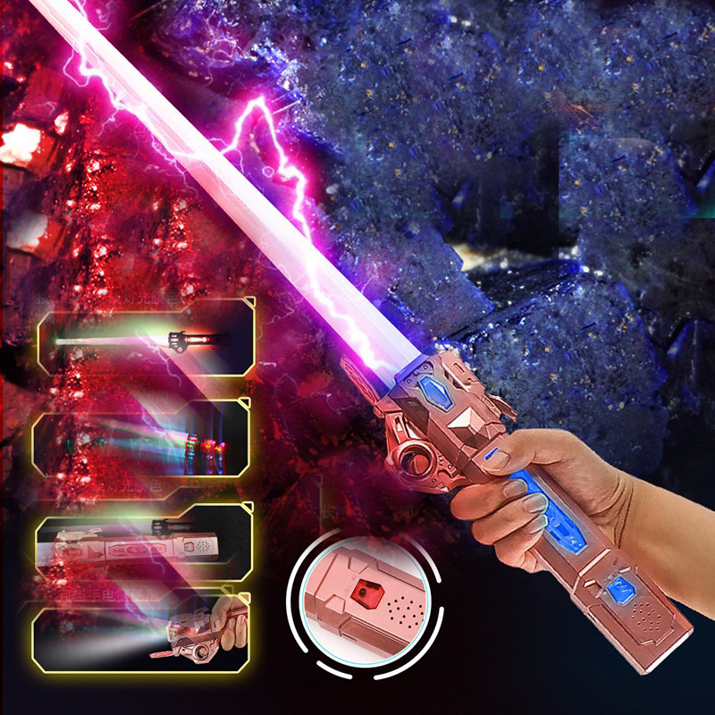 Thanh lazer phát sáng thu gọn có nhạc bật tắt