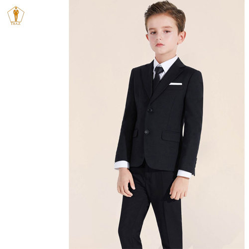 Bộ Set vest trẻ em TRAZ bé trai con nít siêu đẹp 10-45kg(áo vest, quần, gile, nơ)(bé tròn mập tăng 2 size)222