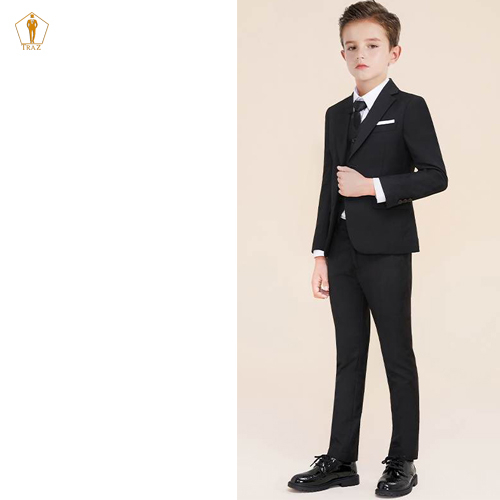Bộ Set vest trẻ em TRAZ bé trai con nít siêu đẹp 10-45kg(áo vest, quần, gile, nơ)(bé tròn mập tăng 2 size)222