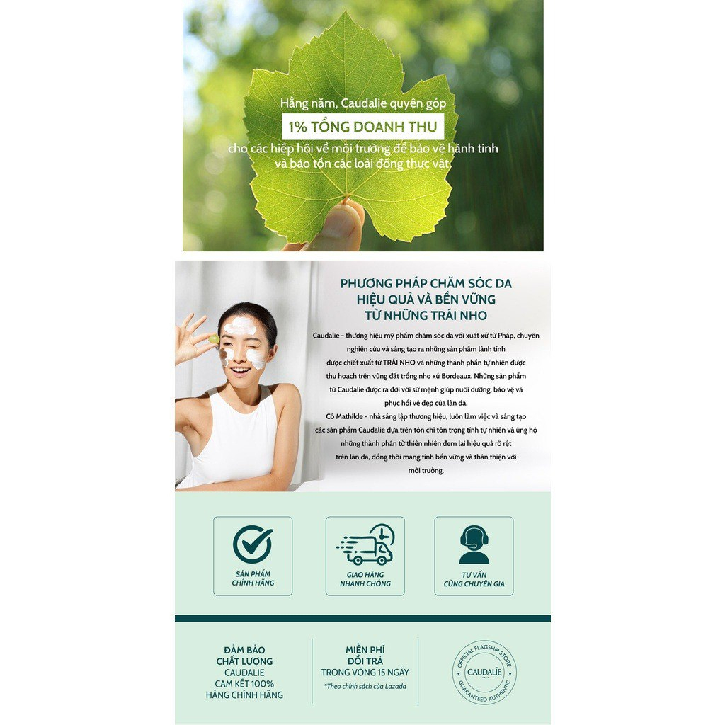 Xịt Khoáng Caudalie Grape Water Chính Hãng Tinh Chất Nho Organic Pháp Chống Lão Hóa Làm Đẹp Da 200ML - BELIPS