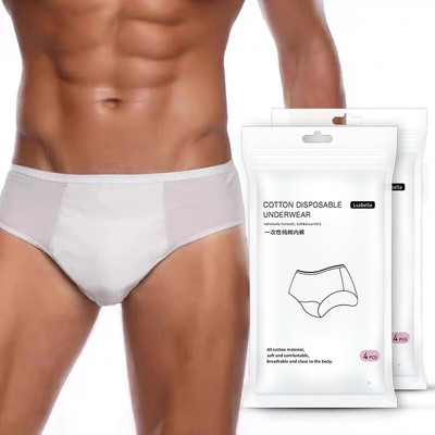 Quần lót giấy nam POPO DP1 chất liệu cotton dùng 1 lần phù hợp đi du lịch dã ngoại
