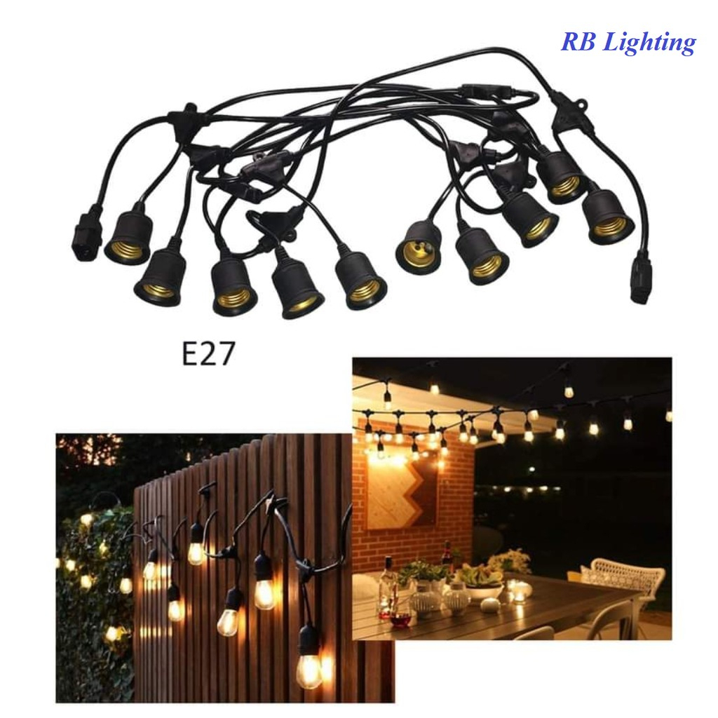 [GIÁ HỦY DIỆT] Dây đuôi đèn kín nước 5m 10 đuôi - 10m 20 đuôi siêu rẻ, siêu bền