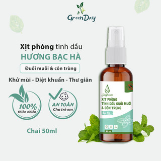 Tinh dầu đuổi muỗi, kiến, gián, các loại côn trùng - hương bạc hà, chai 50ml
