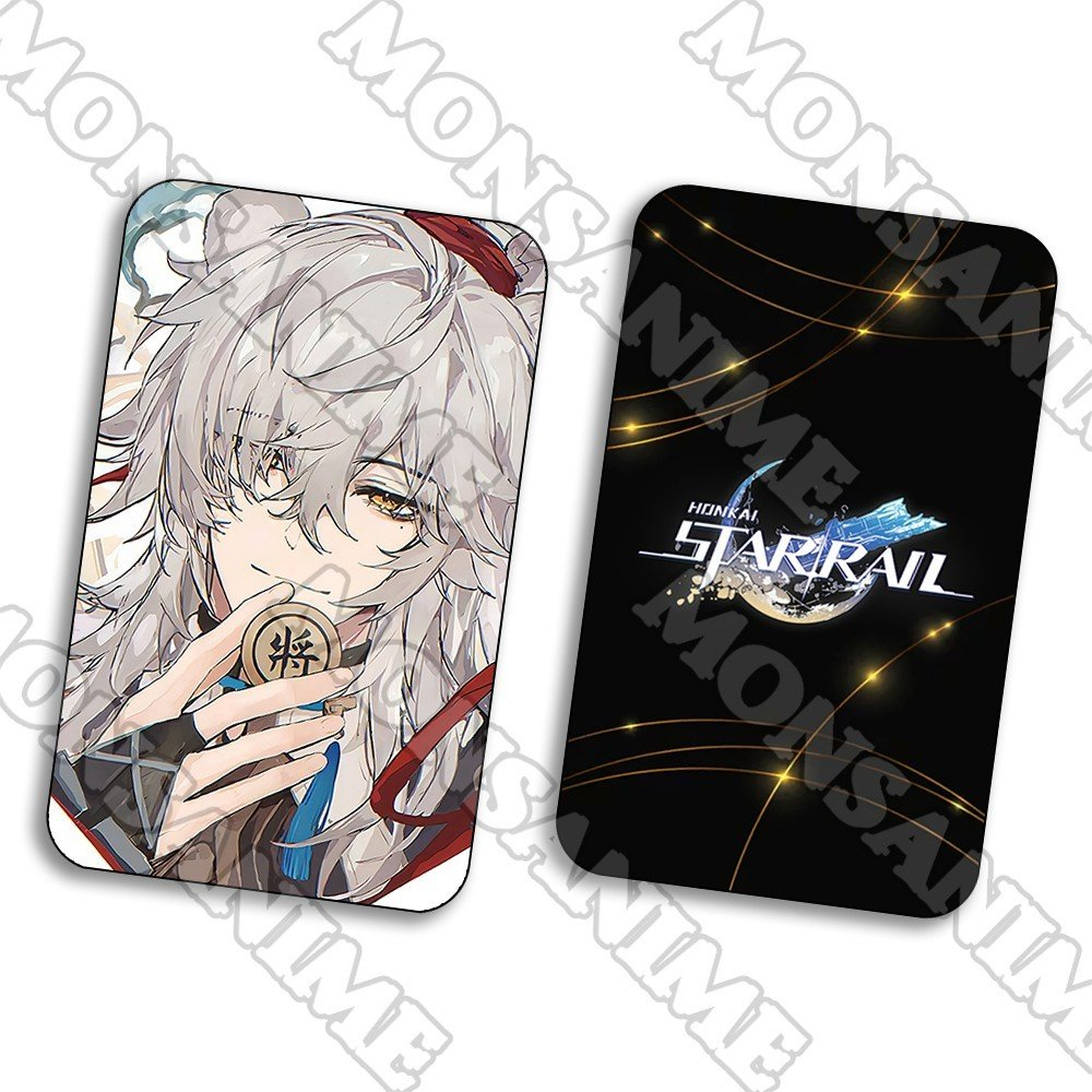 Ảnh card bo góc in hình HONKAI IMPACT STAR RAIL ver F4 XIANZHOU game thẻ bo viền 5*8cm anime chibi xinh xắn