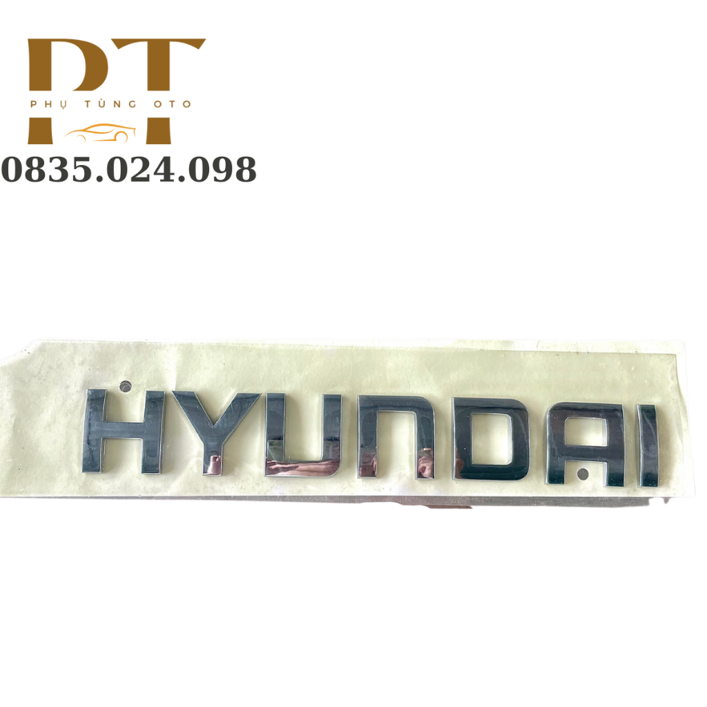 Tem chữ dán xe TRAGO/HUYNDAI/GOLD/THACO/COUTY/MIGHTY, tem trang trí xe con, xe tải